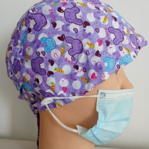 GORRO ESTAMPADO EN ALGODON